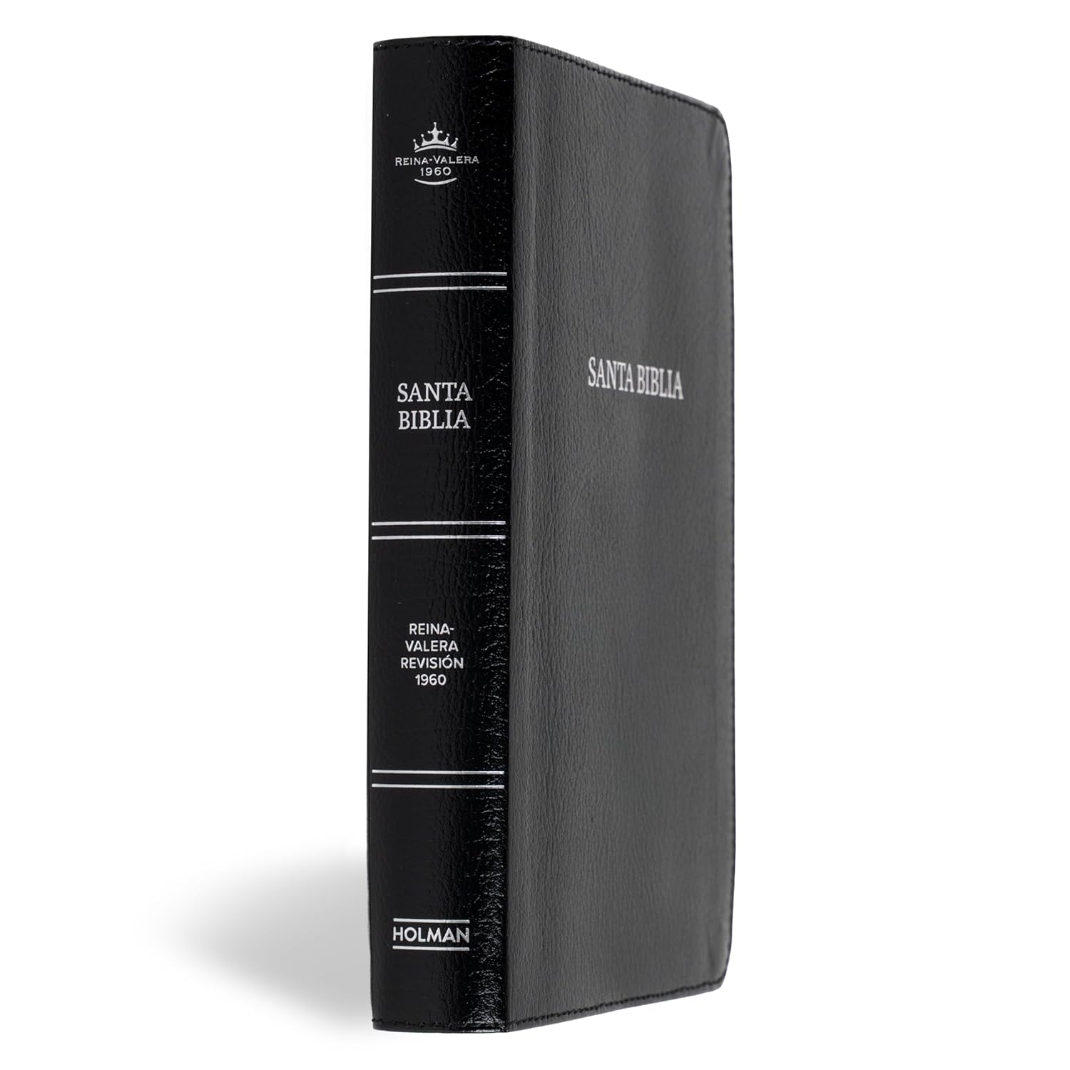 Biblia RVR 1960 Compacta Negro Piel Fabricada - Imagen 4