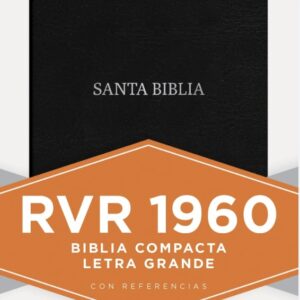Biblia RVR 1960 Compacta Negro Símil Piel
