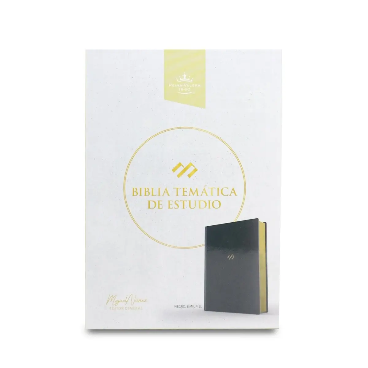 Reina Valera 1960 Biblia temática de estudio, Nuñez, negro piel genuina | RVR 1960 - Imagen 5
