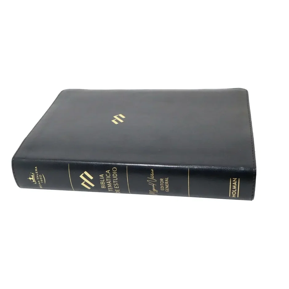 Reina Valera 1960 Biblia temática de estudio, Nuñez, negro piel genuina | RVR 1960 - Imagen 3
